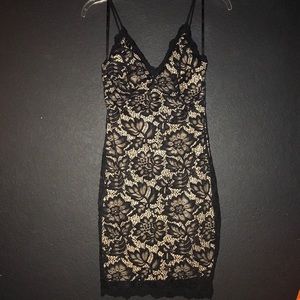 Lace mini dress